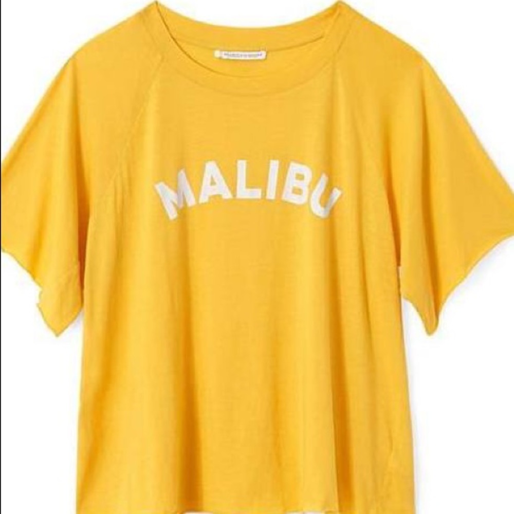 Rebecca Minkoff yellow Malibu tee